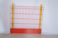 le PVC de barrières de protection de bord de taille de trou de 50*200mm a enduit la couleur orange