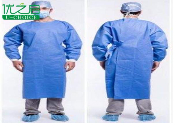 Industry / Laboratory Disposable Work Coveralls , Medical Disposable Protective Suit