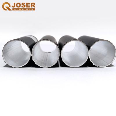 Round Shape Anodized Aluminium Roller Blinds Extrusion 43mm / 50mm / 55mm