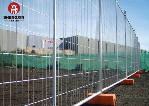 Painted Silver Color 3.0mm Temporary Fence Panels For New Zealand