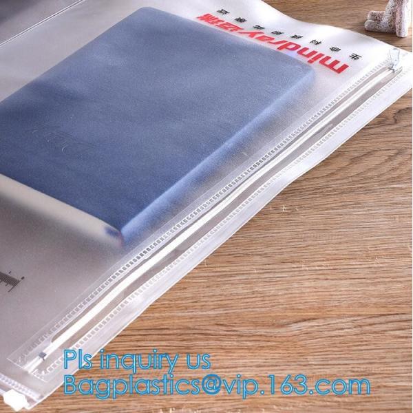 have fashion sense bag,classic cosmetic bag,space utilization,Pvc Document Clear Plastic Snap Button File Bag bagease