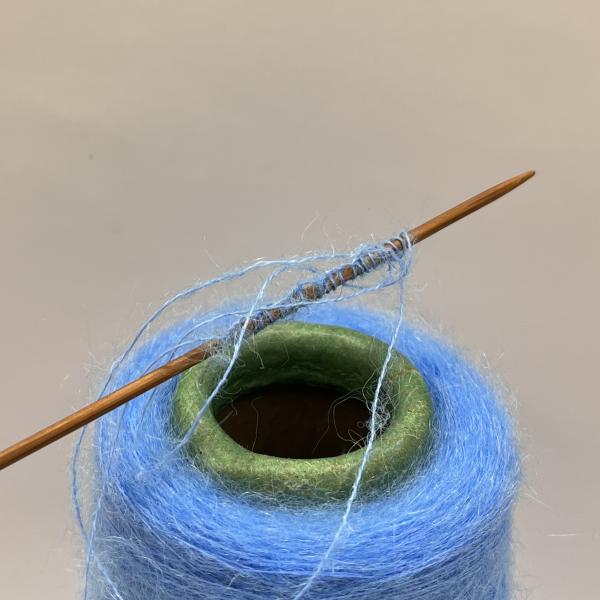 Шарик Mohair вязать почистил пряжу щеткой пряжи изготовленную на заказ причудливую