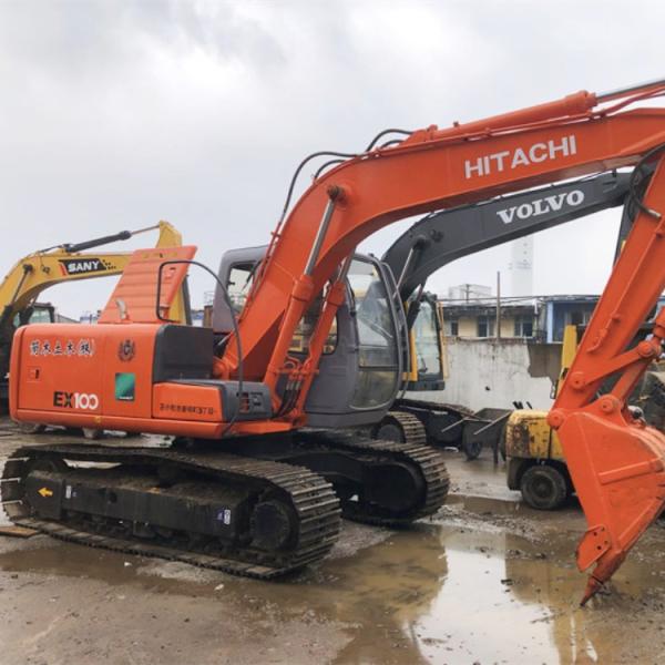 Japan Made Hitachi EX100-5 Excavator with ORIGINAL Hydraulic Cylinder and ISUZU Engine