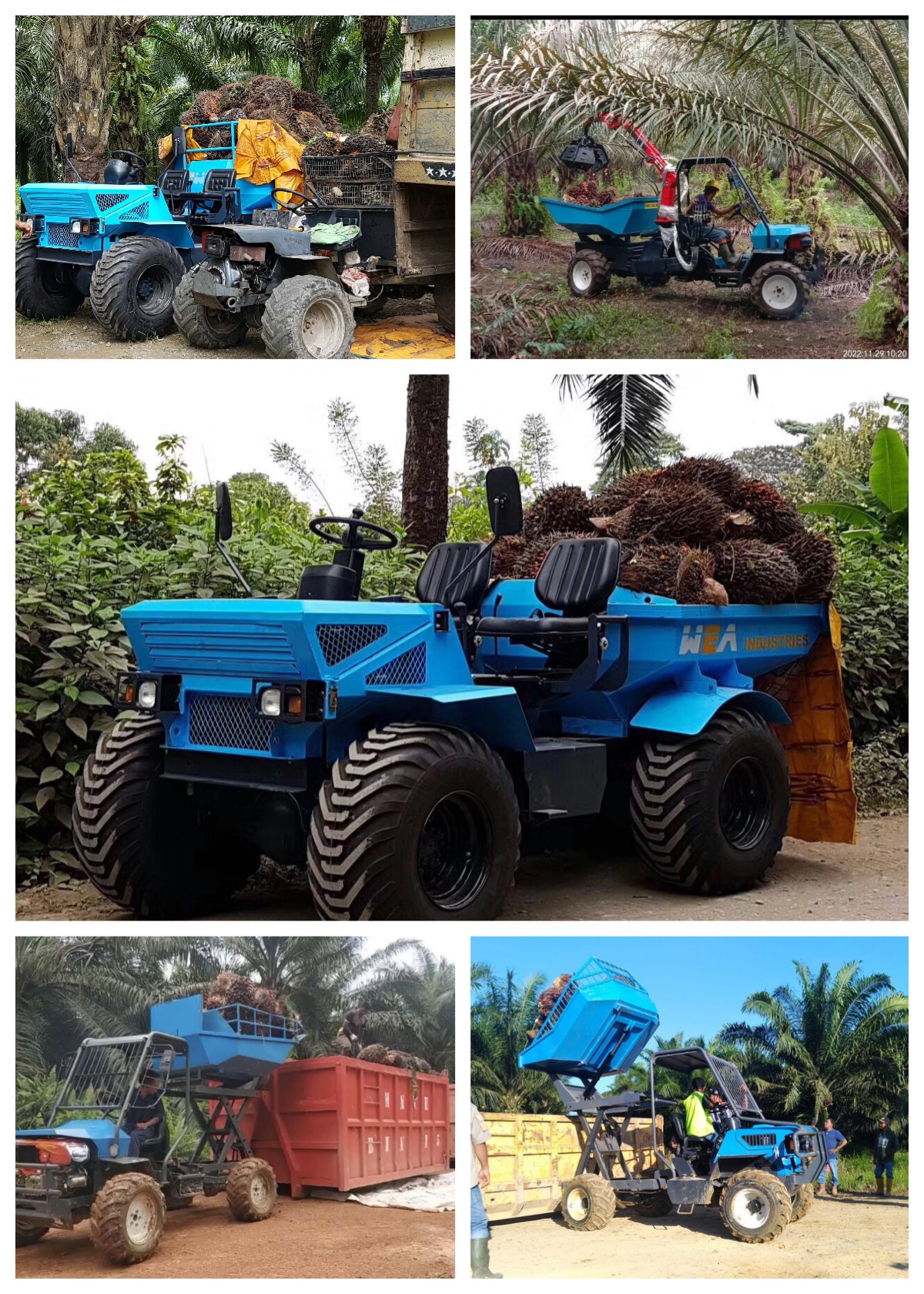 Dumper мини Dumper Crawler 4x4 высокий поднимаясь небольшой отслеживаемый с двигателем 3 цилиндров