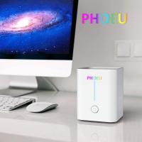 Desinfecção do diodo emissor de luz e purificador Tabletop UVC do ar do carbono ativo