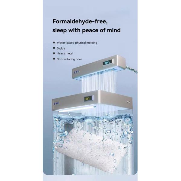 POE Polymer 4D Air Fiber Pillow Anti bacterial / Mite Washable Highly Supportive