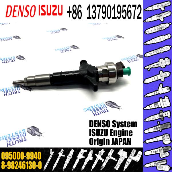 inyector común del carril 8-98246130-0 095000-9940 para el inyector de combustible diesel de ISUZU D max 2,5 D