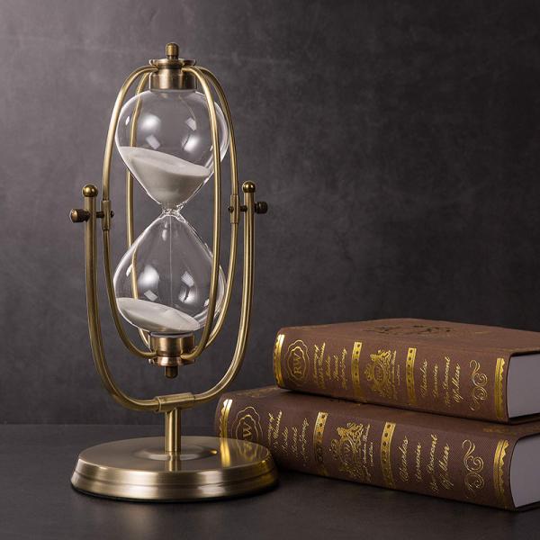 Сплав металла/латунная винтажная минута часов 15 - минута 60 с античной картиной