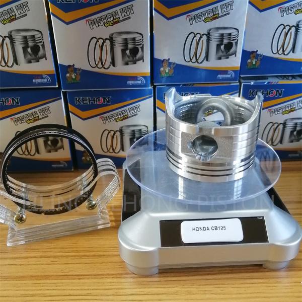 Anti Corrosion CB Pistons For CB 125 Durable Silver Pin Size 12x33mm