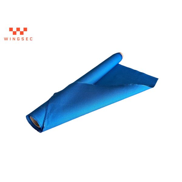 1100gsm 1.4mm Blue Welding Fire Blanket Rolls High Temperature