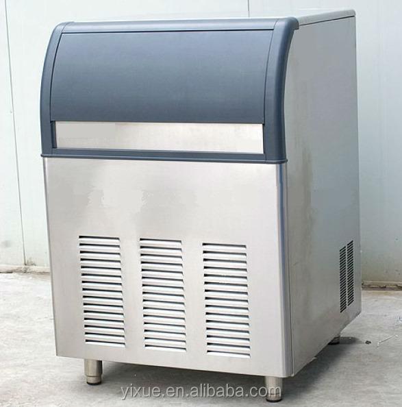 Commercial Under Counter Ice Cube Maker 90kg 220V Stainless Steel