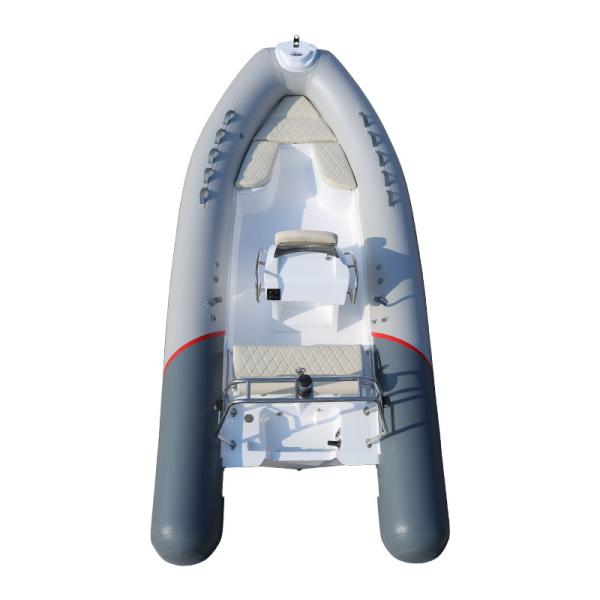 2022 17ft new type rib boat with stainless steel light arch with center console boat inflatable boat rib520E