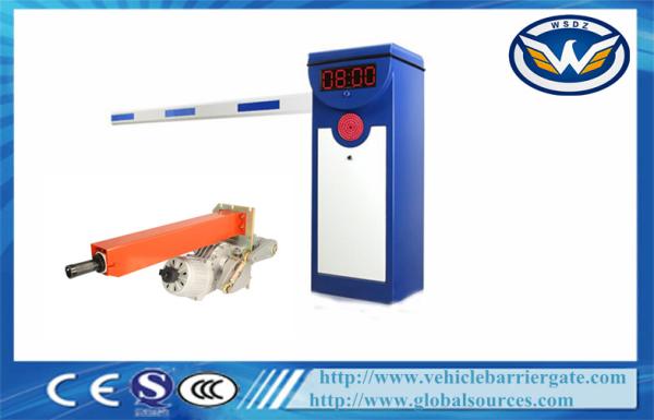 1M to 6m LED Rubber Boom Automatic Barrier Gate With LED Dispaly , AC 220v