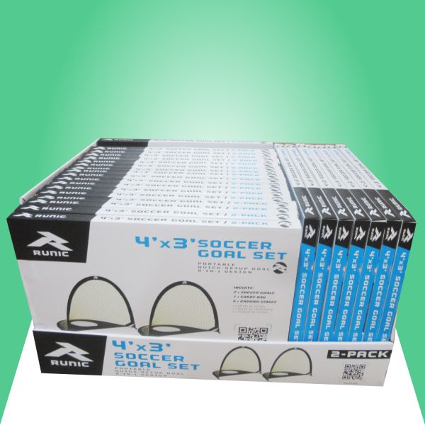 15 X 10 X 8 Inches Durable Cardboard PDQ Tray Display with Shelf-ready Packaging for Retail Merchandising