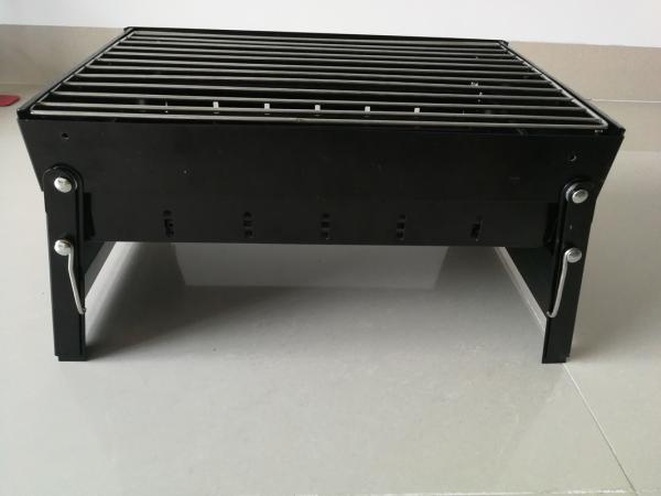 Stainless Steel Mini BBQ Grill , Charcoal Bbq Grill Portable Compact Design