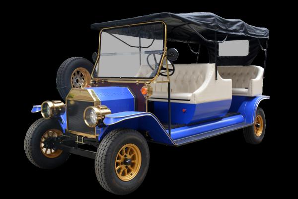 High Power Antique Electric Car 8 Seats With Curtis Controller