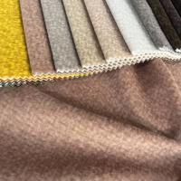 Soft Home Polyester Knitted Fabric Custom Embossed Fabric For Sofa