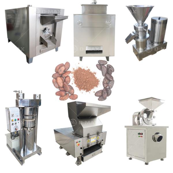 Stainless Steel Cocoa Bean Processing Line for Cacao Powder Manufacturing Machine