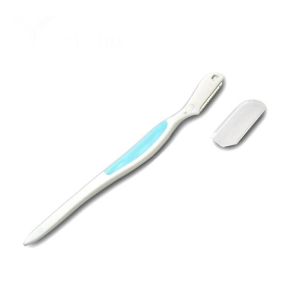 Womens Face Hair Shaving Razor Mini Eyebrow Shaver Stainless Steel With Safe Cover