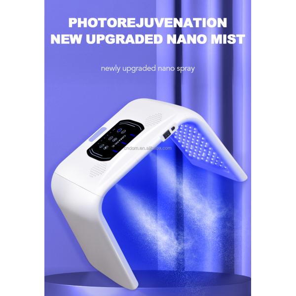 45W STANDING LED Face Mask Light Therapy for Acne Wrinkle Removal 7 Colors Red Light