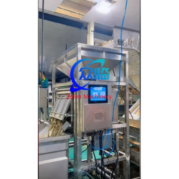 Hot Sale Fish Raw Material Weighing Machine For Weighing Speed 1-18 times/min