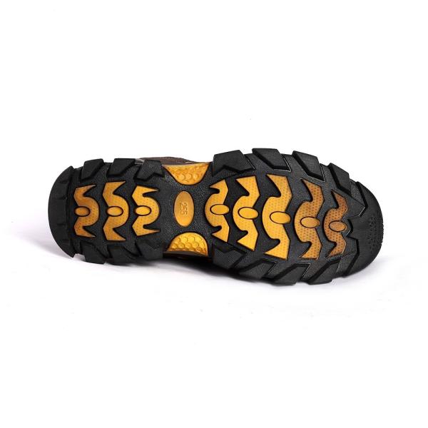 Steel Toe Lace up Slip Oil Resistant Microfiber Leather Mesh Upper Sole Rubber Safety Shoes