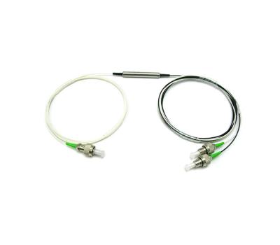 O isolador EDFA/CATV da fibra ótica usou o isolamento alto da faixa larga 3 portos 1x2 40 0,35 DB (0,10 máximo de 0,5) 1310 ou 1550 DB do nanômetro