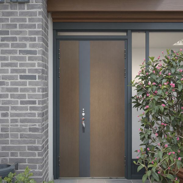 Cold Rolled Steel Security Door Anti Theft Durable Entry Exterior Door