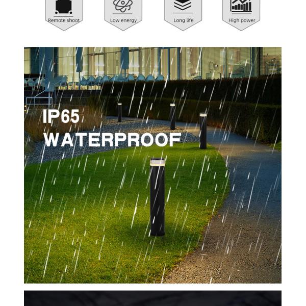 En las luces de tierra el 100x100x600MM de acrílico de aluminio del césped del LED césped de la pared del piso de 7 vatios