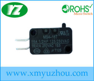 High Breaking Capacity Spdt 2 Pins Microwave Oven Switch for Micro-Current Performance