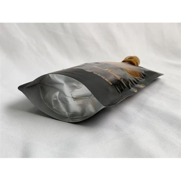 Sterilization Recyclable Spout Pouches Black High Barrier 125C 135C