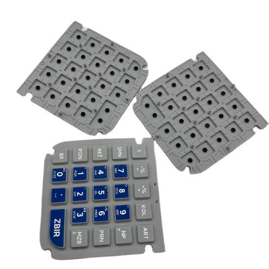 Teclas del teclado numérico, Partículas de carbono conductoras, Teclas de goma de silicona personalizadas de alta calidad