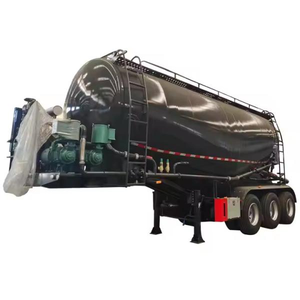 3 Axle Cement Tanker Semi Trailer Fly Ash Transport