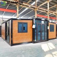 Container de maison évolutive à isolation thermique Structure de cadre en acier laminé à chaud