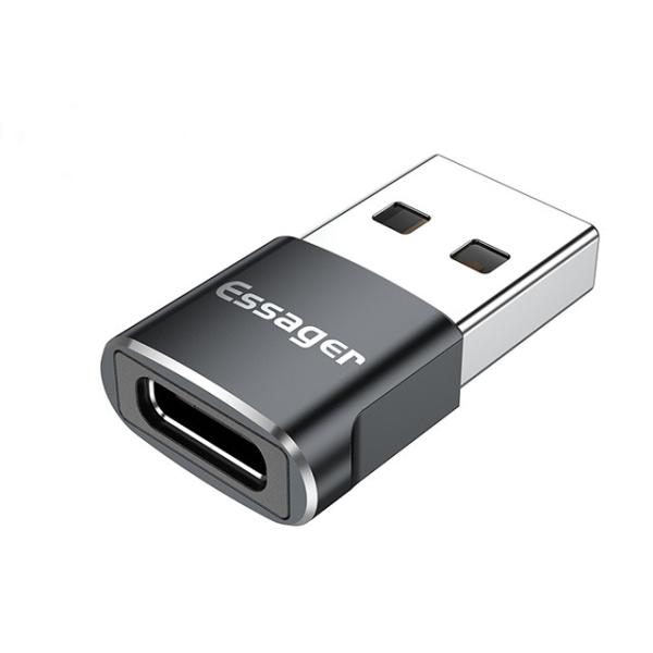 USB To Type C Laptop Adapter Support 3A Fast Charging Data Transmission