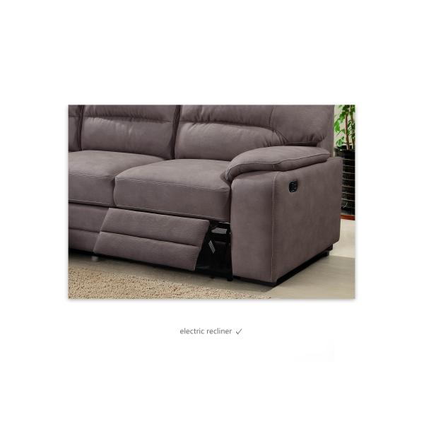 Living Room Electric Recliner Sofa Set Breathable Foldable For Hotel