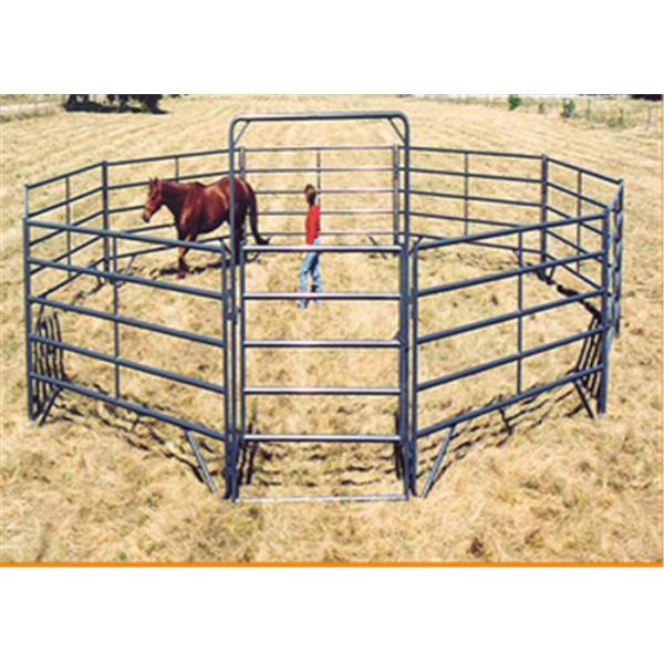 Steel Farm Gate Fence For Horse / Sheep / Cattle Animals Easily Assembled