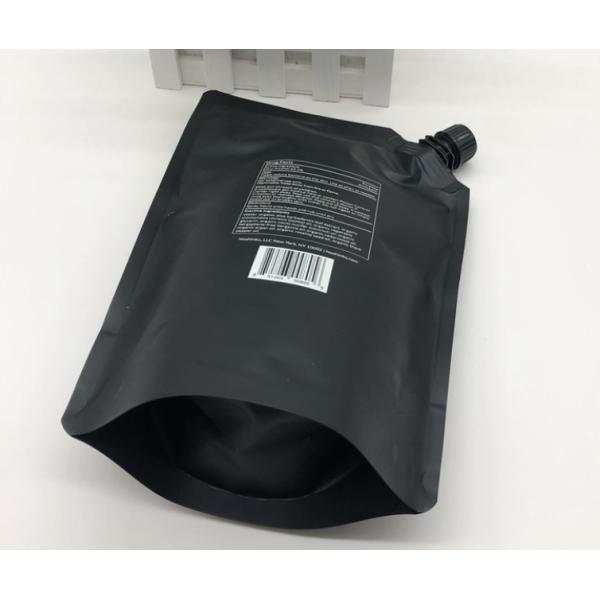 1000ml Color Printing Beverage Self Suction Nozzle Packaging Bag With Spout
