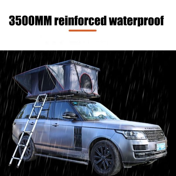 Aluminum Alloy Shell Rooftop Tent for Cars Car Canopy Ladder Side Sunshade Manufacturer Sales for Camping Vehicle Roof Top Tent