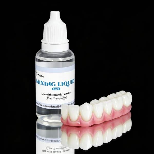 Dental Ceramics Coloring Dental Stain and Glaze Including 24 Months Shelflife and Mixability for Tailored Custom Shades