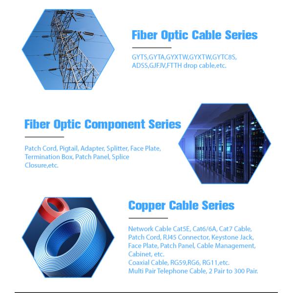 ADSS Outdoor Optical Cable Single Mode MDPE Optical Cable 24 Core Optical Cable Fiber Optic Cable