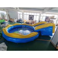 Piscina inflável de pvc para bebês com toboágua para esportes aquáticos para crianças