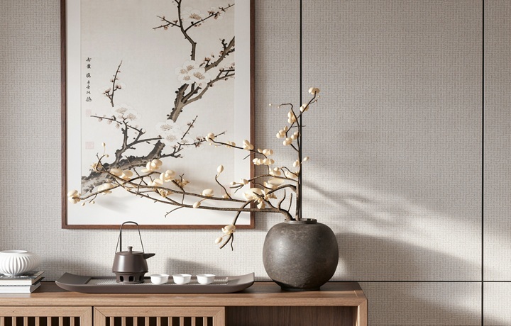 Chinese Meander Pattern Decorative Paper for Furniture Surface Finishing