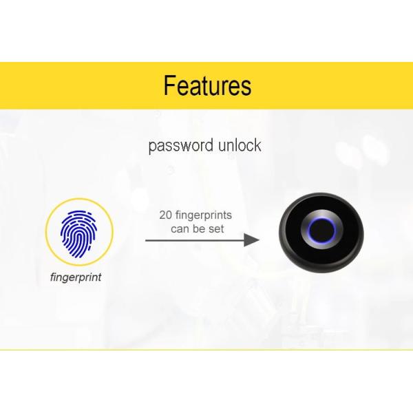 High Safety and Durable OEM Offered Smart Fingerprint Electric Small Drawer Cabinet Lock