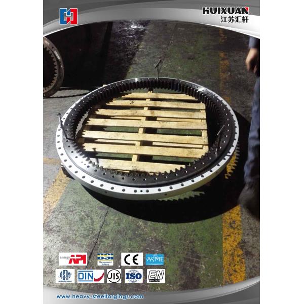 Industrial Accurate Steel Forging Slewing Bearing 5000mm CNC Ring Rolls