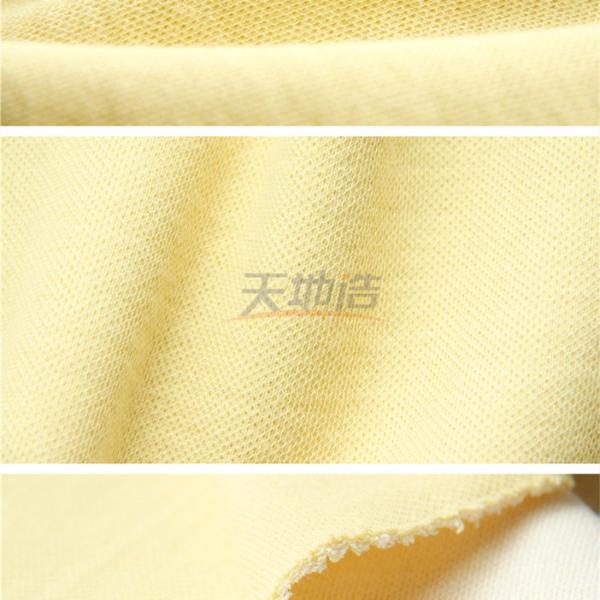 320gsm 50%Para Aramid 50%meta aramid Knitted Fabric Cut Resistance Gloves