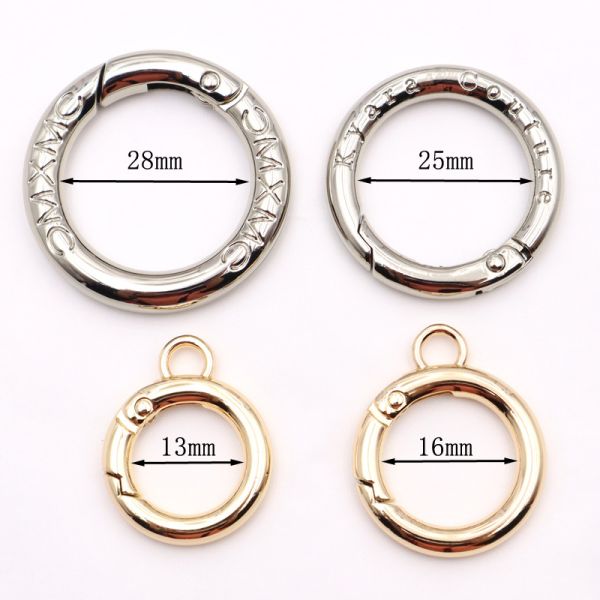 Bag Spring O Ring Circle O Ring Clasp Anti Fade For Key Chains Accessories