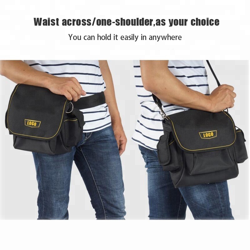 Canvas Hardware Carpenters Garden Waist Electrician Tool Bag for Plumbers