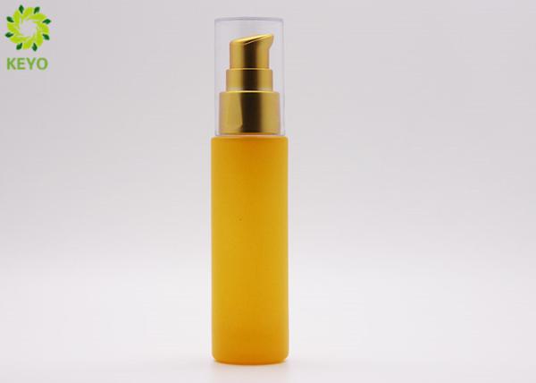 CBD Hemp Oil Essential Oil Glass Airless Pump Bottles With Cusotm Silk Printing Logo
