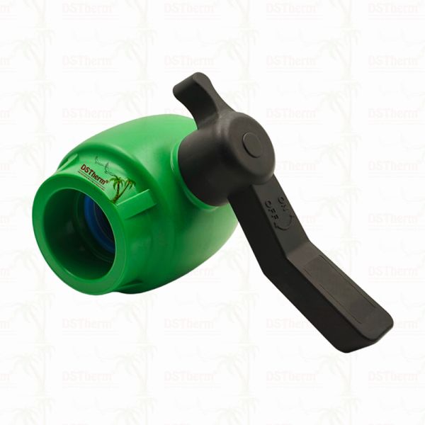 PPR Full Bore Fast Flow Ball Valve With Brass Cartridge For PPR Pipe 20-63MM Customizable
